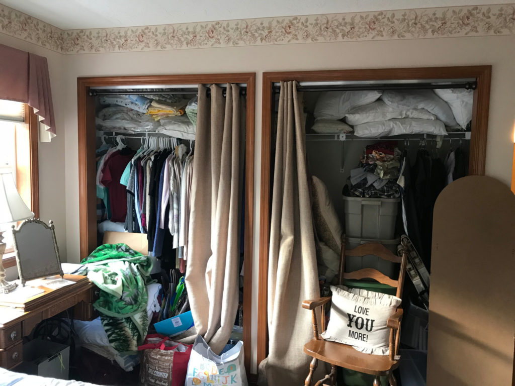 Guest Room Ideas - Messy Closet