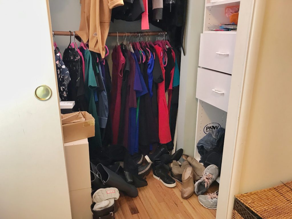 Messy Master closet