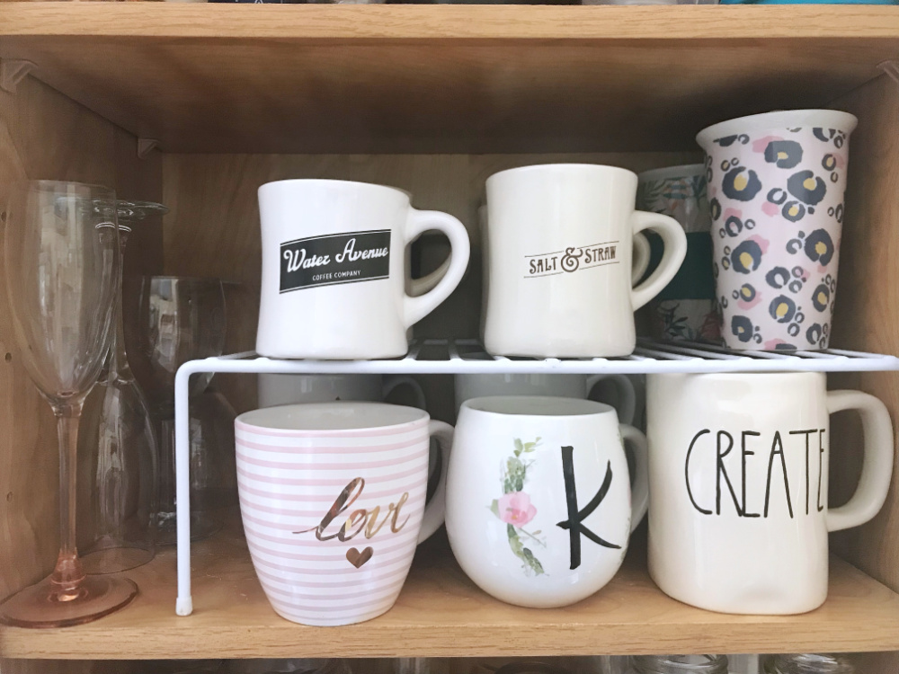 Best Organizing Products - Riser with Mugs