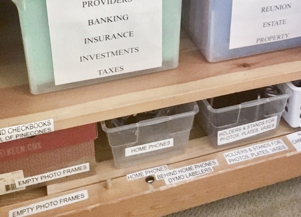 How to Label - Shelves
