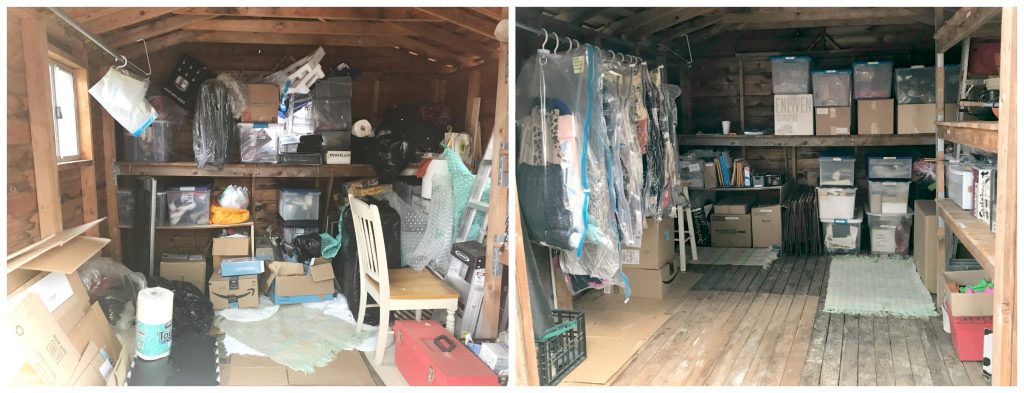 Organize-Your-Overflow-Stuff-on-a-Budget-Shed-Before-and-After