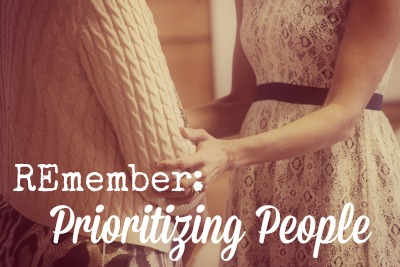 REmember: Prioritizing People